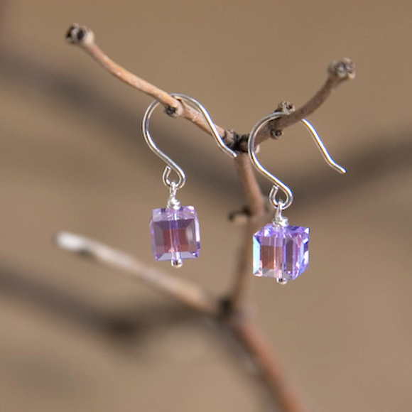 Gemini Swarovski Crystal Earrings