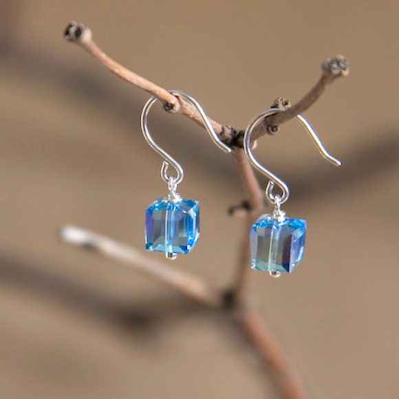 Pisces Swarovski Crystal Earrings
